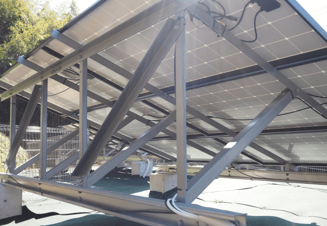 太陽光発電システム架台工事